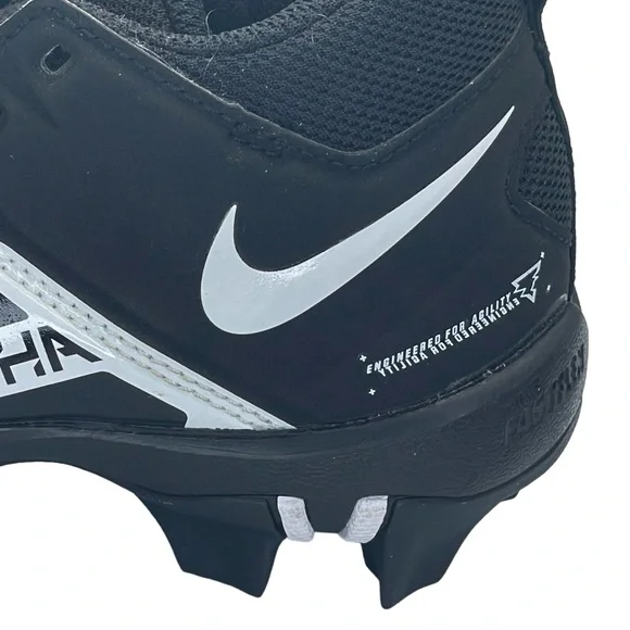 Nike Alpha Fastflex Youth Kids Athletic Outdoor Sport Cleats Black Size 12 - Picture 4 of 11
